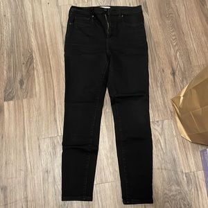 Women’s Black Denim Everlane Jeans High Rise Skinny 30 Regular